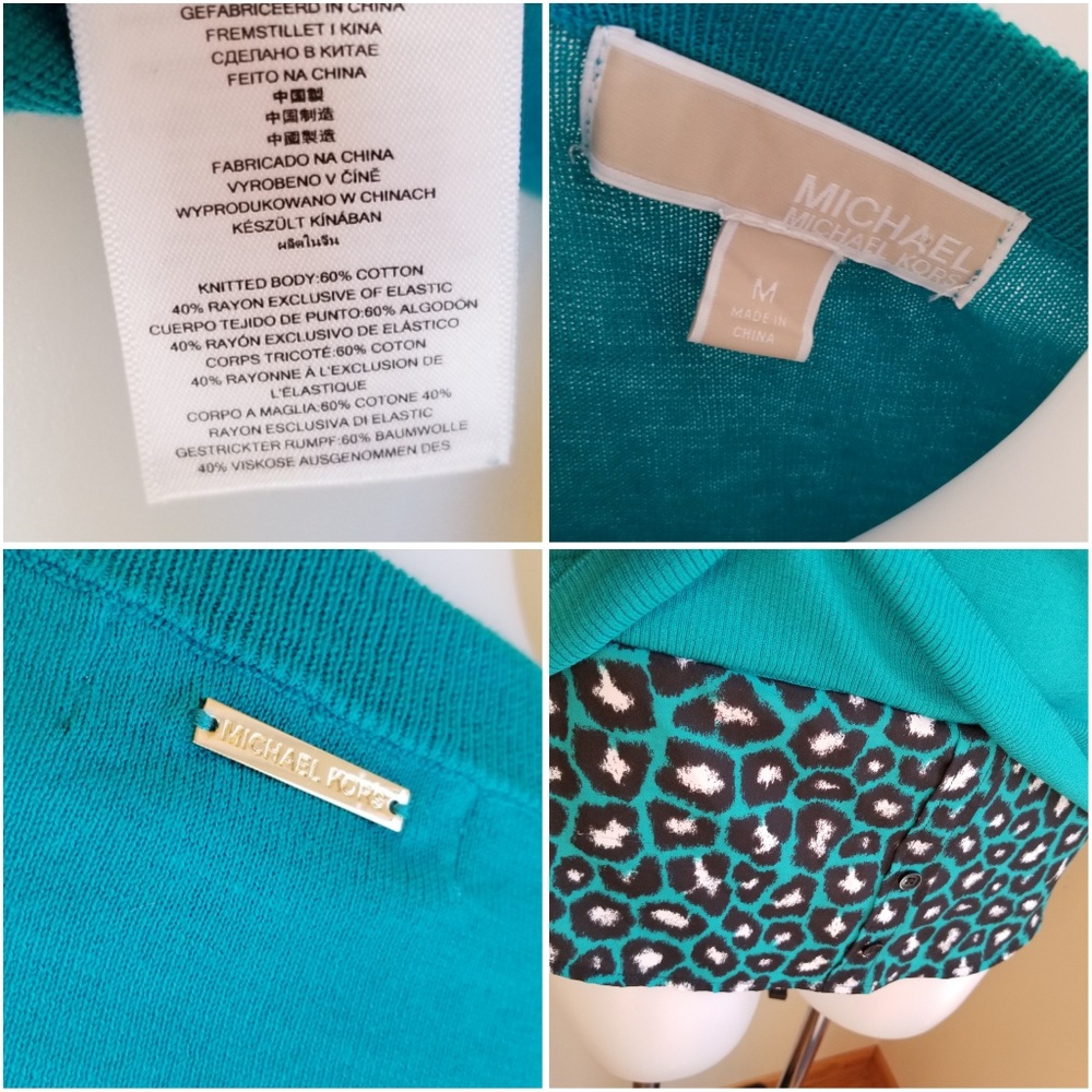 Michael Kors | Blue Sweater Top - Picture 4 of 7